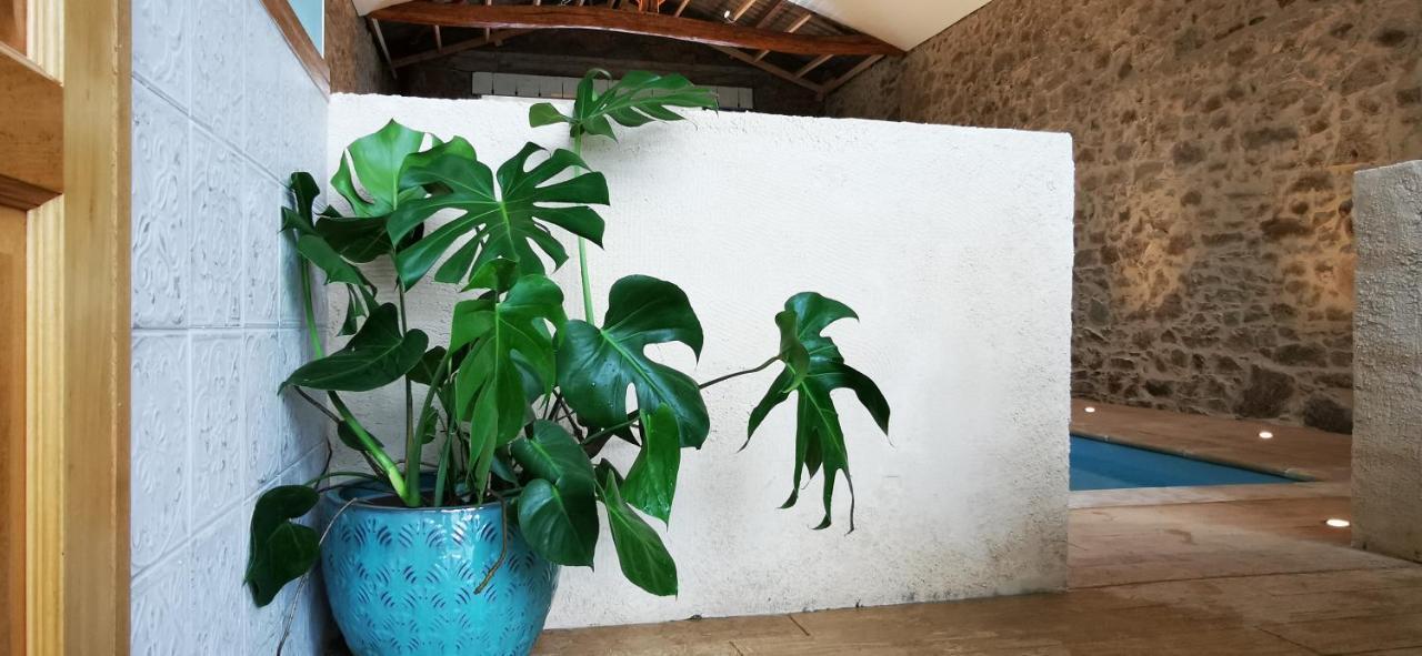 L'Escale du Bocage Piscine couverte chauffée La Flocellière Exterior foto