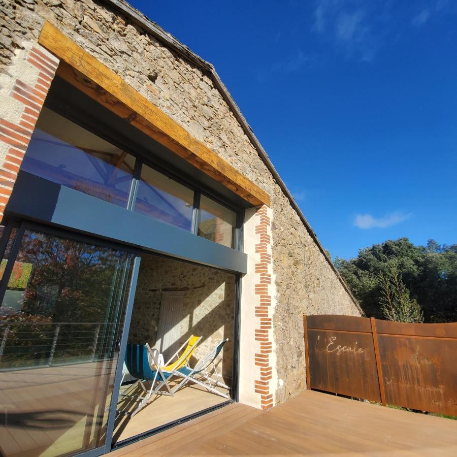 L'Escale du Bocage Piscine couverte chauffée La Flocellière Exterior foto