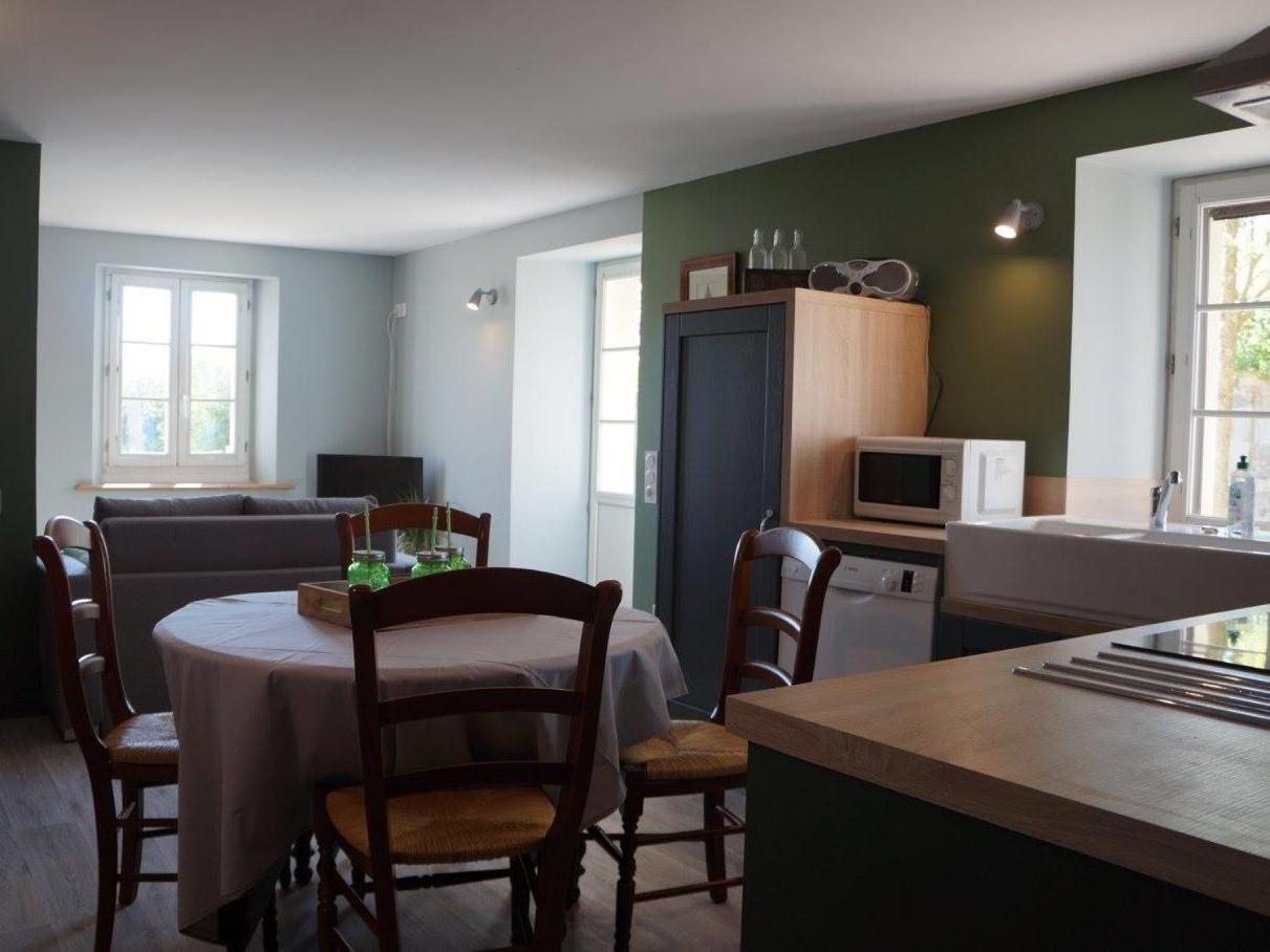 L'Escale du Bocage Piscine couverte chauffée La Flocellière Habitación foto